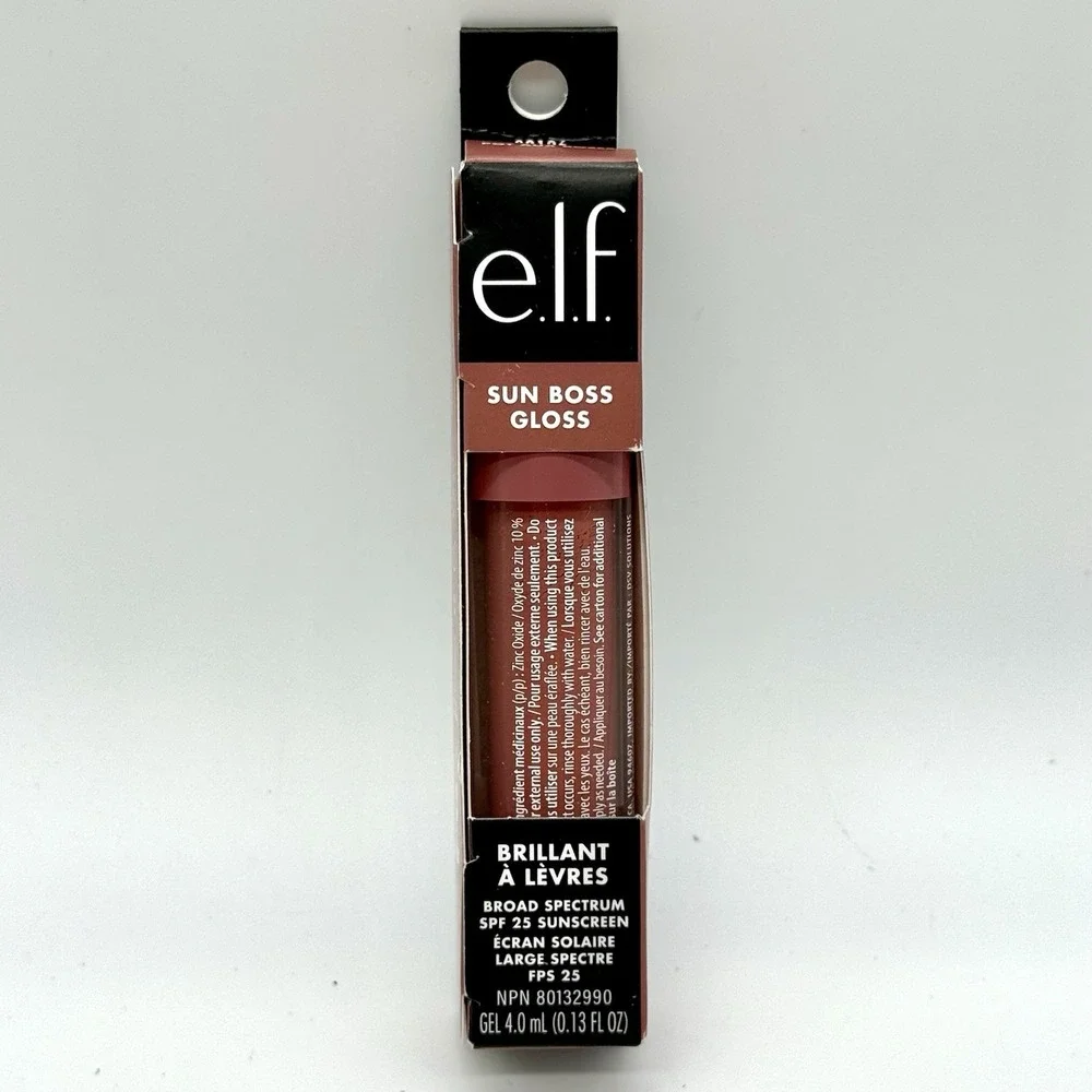 e.l.f. Sun Boss Gloss SPF 25, Pigmented Lip Pink Me Girl New In Box‎